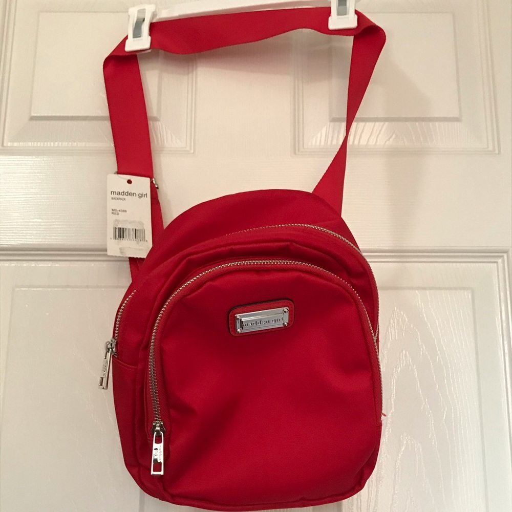 Madden Girl Red Crossbody bag/backpack